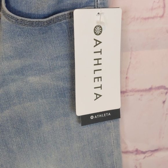 Athleta sculptek slim straight jeans size 0 - Picture 3 of 7